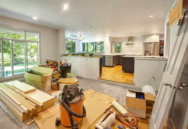 Professional Cabinet Refacing technician working in Bellevue, WA